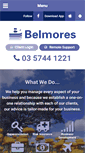 Mobile Screenshot of belmores.com.au